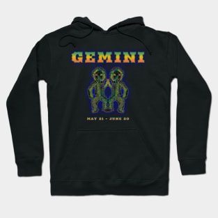 Gemini 2b Black Hoodie